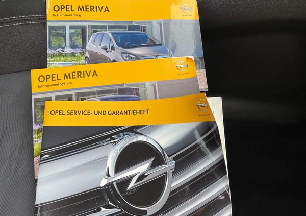 Opel Meriva cena 27500 przebieg: 168000, rok produkcji 2013 z Krośniewice małe 436